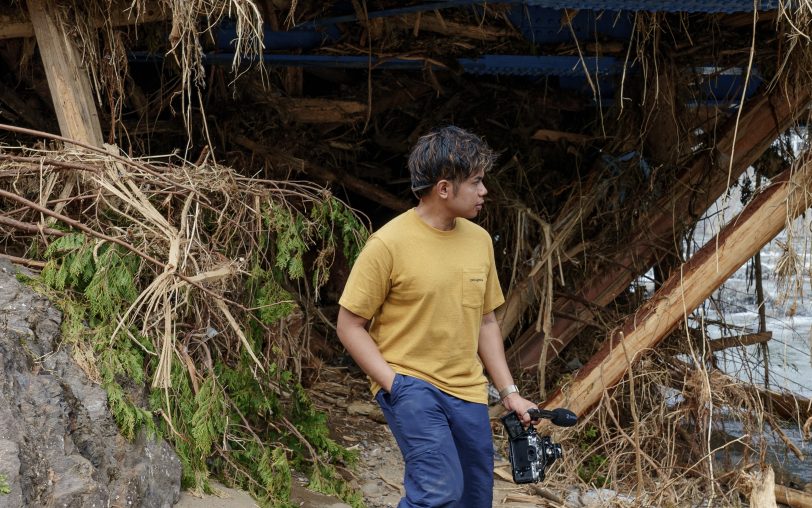 静岡県 清水区 台風１５号 被災地域取材